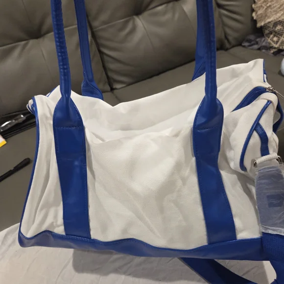 Dolce & Gabbana Light Blue Women's Bag - White and Blue - Picture 7 of 8